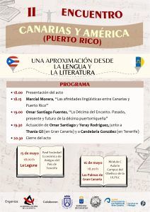 Cartel II Encuentro Canarias y América actualizado